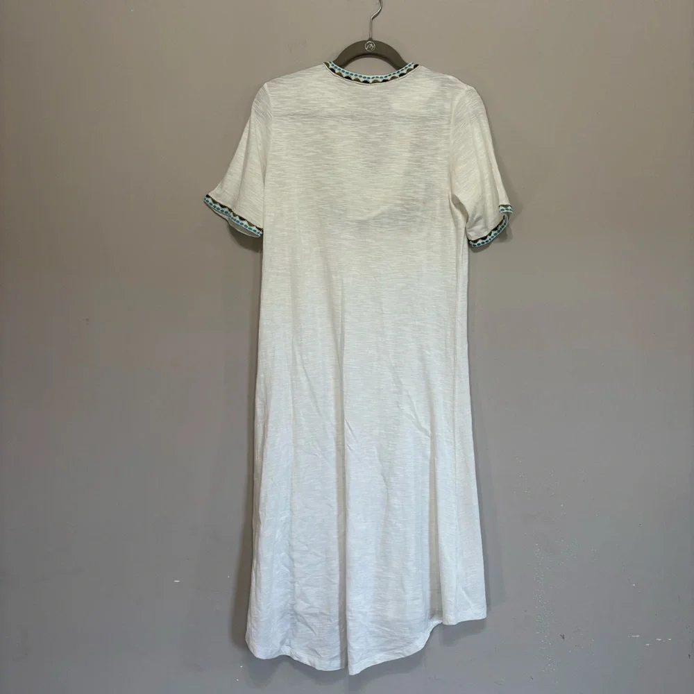 Soft Surroundings
Womens White Maxi Dress Short Sleeve Embroidery T-Shirt
Dress - Picture 3 of 5